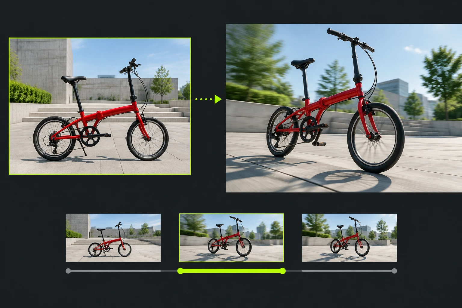 Still-to-motion photo animation