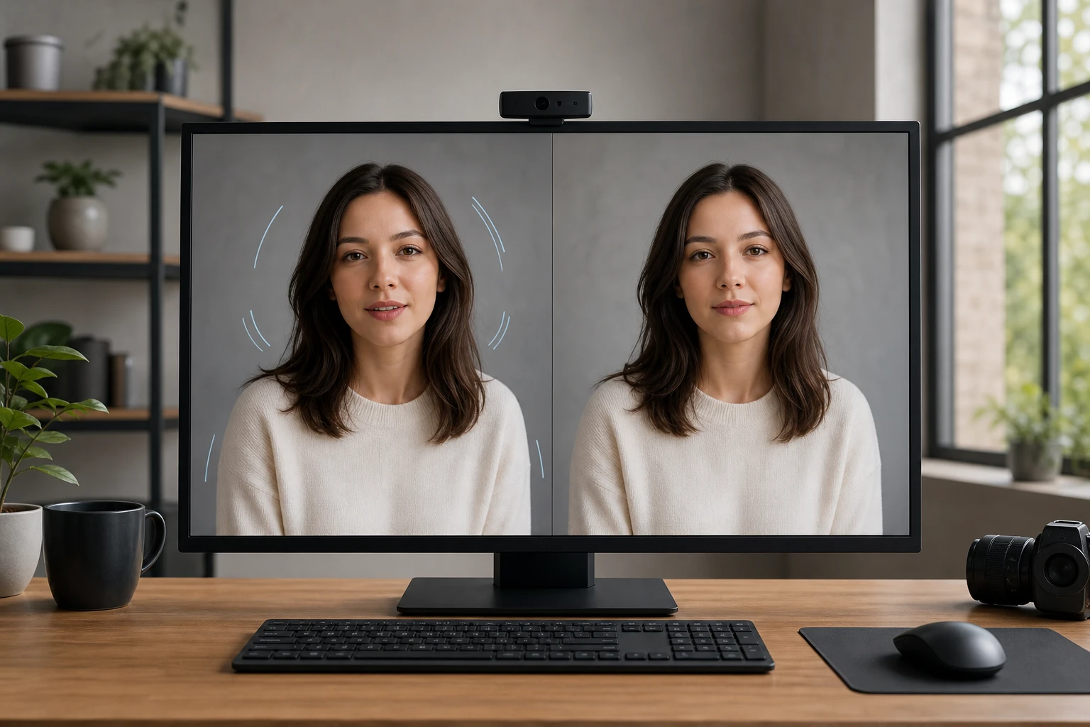 PhotoGenerator AI interface applies subtle subject movement to animate photos safely.