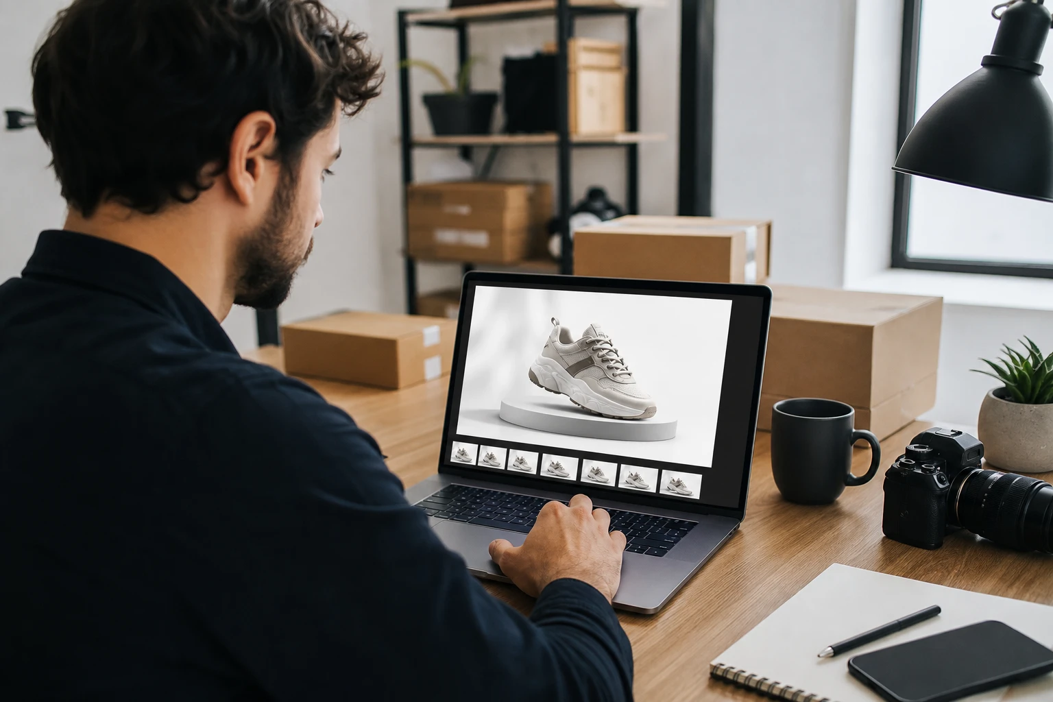 ECommerce seller uses a tool to animate photos and show product depth clearly.