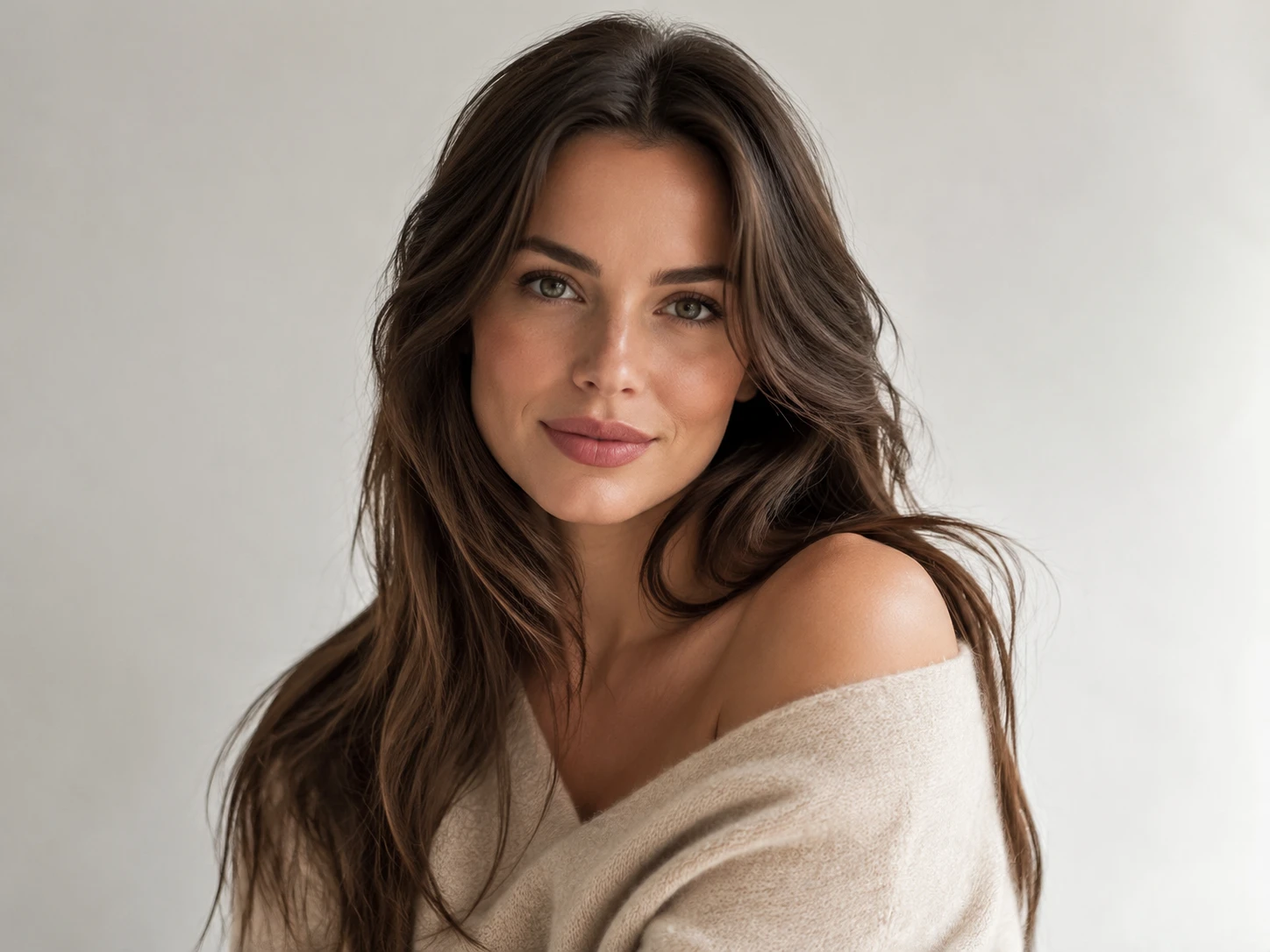 Product photo enlarged on a laptop with image upscaler preview and 4K detail