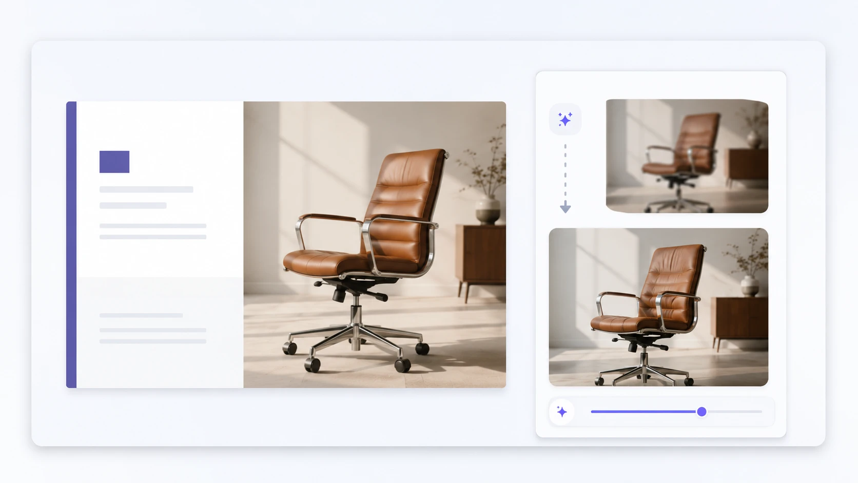 Content team làm nét ảnh cho bài đăng sản phẩm trên mạng xã hội