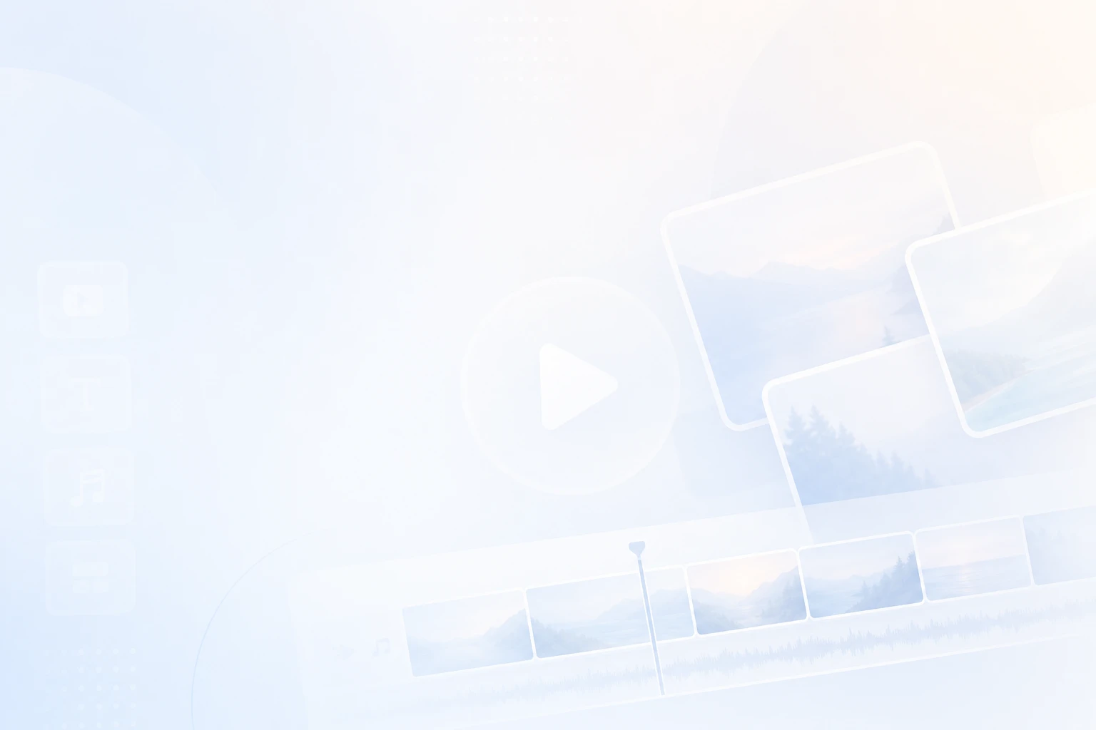 Start Arranging Your Pictures into a Video background