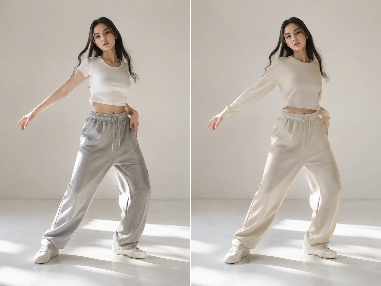 Studio lighting controls shaping ai dance generator character video output
