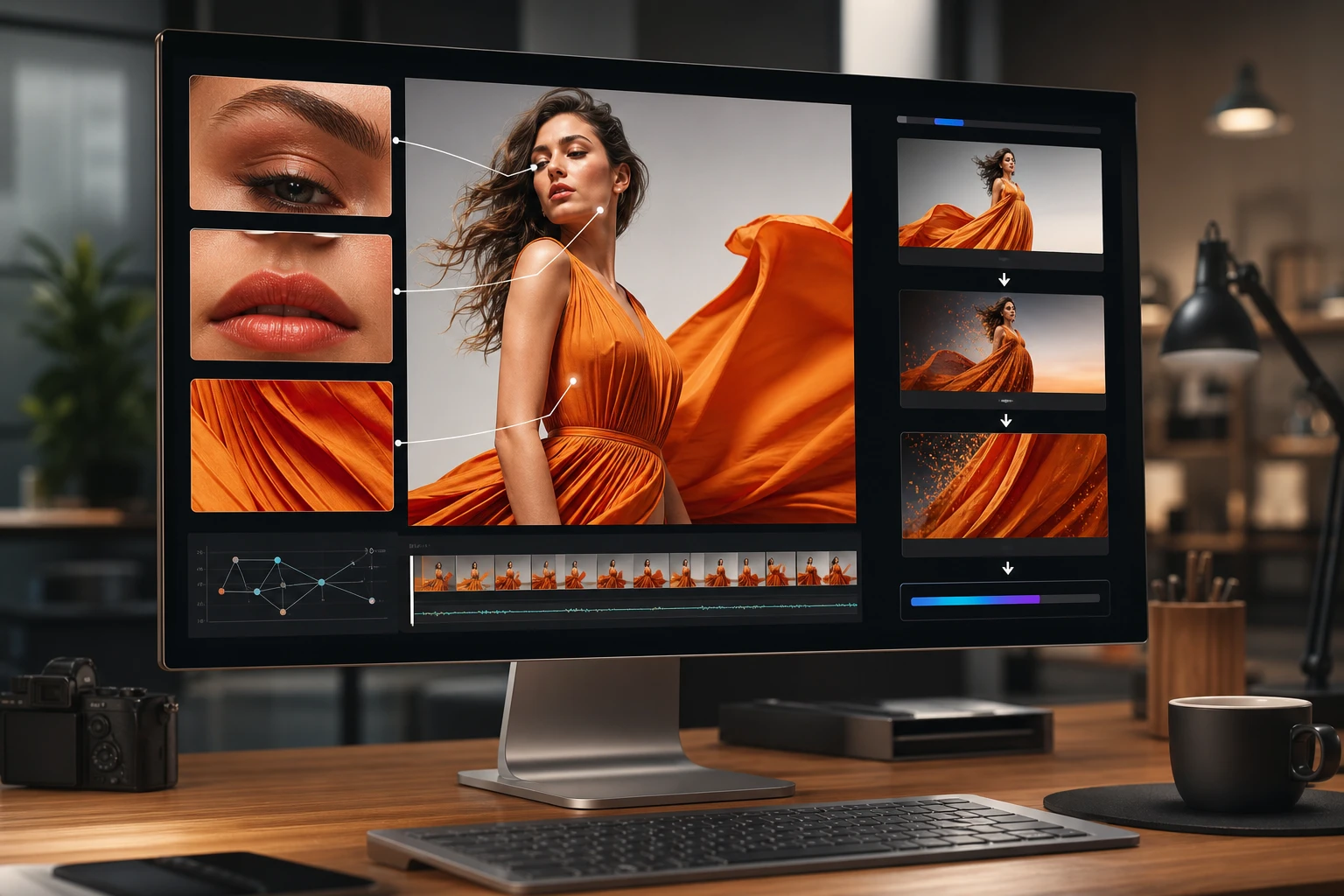 Large commercial file processed through a photo to video ai workflow.